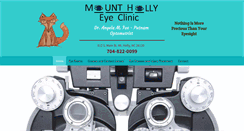 Desktop Screenshot of mounthollyeyeclinic.com
